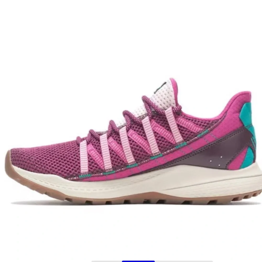 Merrell Women’s Fuchsia Bravada Edge Running Sneakers Shoes - Picture 16 of 16